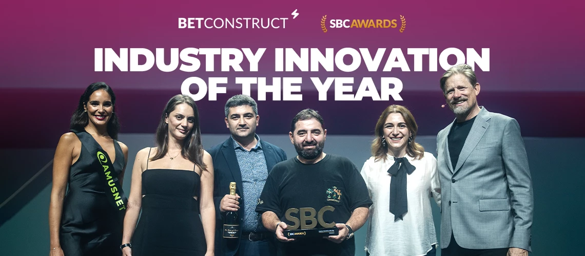 BetConstruct Takes Home Industry Innovation of the Year Award at SBC Awards 2024